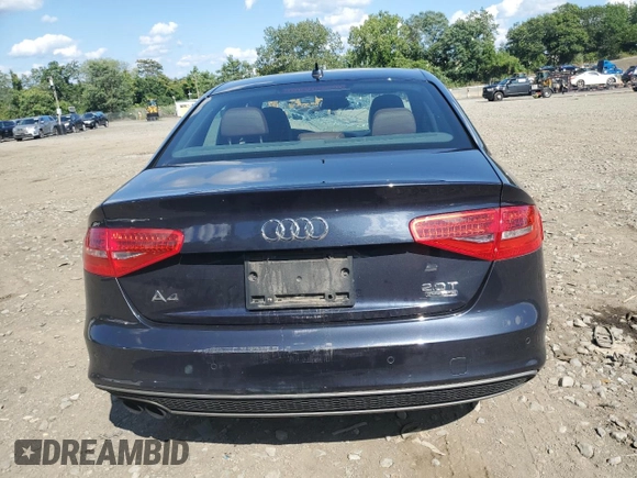 2015 Audi A4 Prestige with VIN WAUMFAFL1FN040488, listed as a Copart auction lot 63304193 with 117,398 mi miles. Bid and sale history available at carsss.com. Image 6.