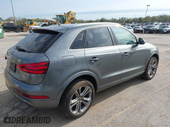 2015 Audi Q3 Prestige with VIN WA1GFCFS9FR007776, listed as a IAAI auction lot 42126928 with 110,981 mi miles and . Bid and sale history available at DreamBid. Image 4.