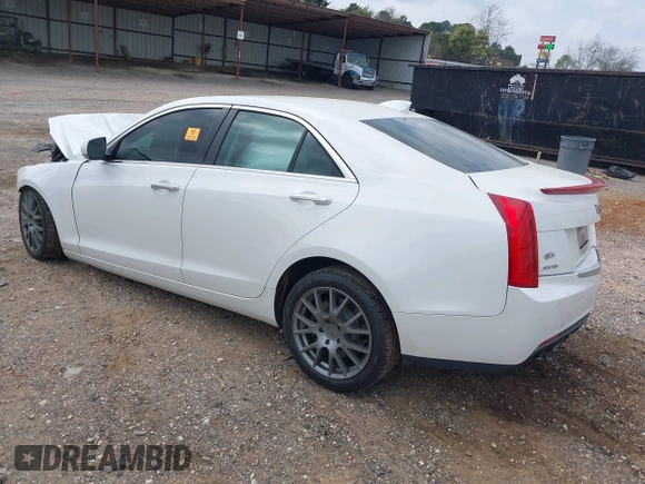 2015 Cadillac ATS Sedan Luxury RWD with VIN 1G6AB5RX4F0130905, listed as a IAAI auction lot 41801229 with 1 mi miles. Bid and sale history available at carsss.com. Image 3.