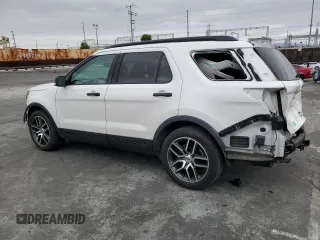 2016 Ford Explorer Sport with VIN 1FM5K8GT7GGD28317, listed as a Copart auction lot 55610145 with 156,532 mi miles and Salvage Title. Bid and sale history available at DreamBid. Image 2.