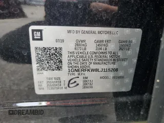 2020 Chevrolet Traverse LS with VIN 1GNERFKW8LJ115208, listed as a Copart auction lot 54900935 with 85,302 mi miles and Salvage title. Bid and sale history available at DreamBid. Image 12.