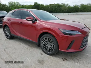 2023 Lexus RX 350 with VIN 2T2BAMBA3PC017342, listed as a Copart auction lot 55048645 with 21,543 mi miles and Salvage title. Bid and sale history available at DreamBid. Image 4.