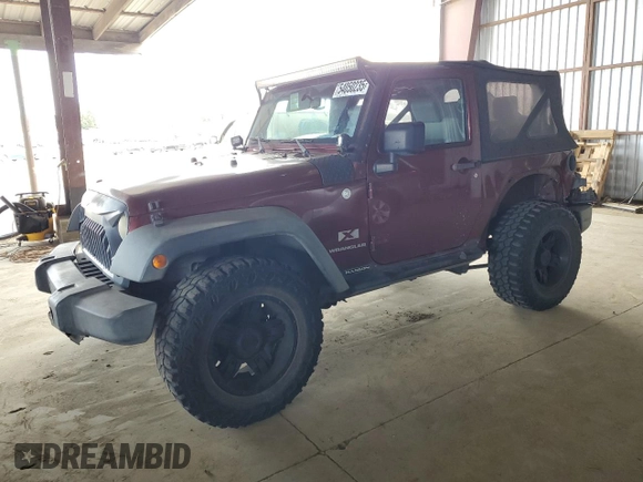 2008 Jeep Wrangler X with VIN 1J4FA241X8L541485, listed as a Copart auction lot 54050235 with 145,748 mi miles and Salvage title. Bid and sale history available at DreamBid. Image 1.