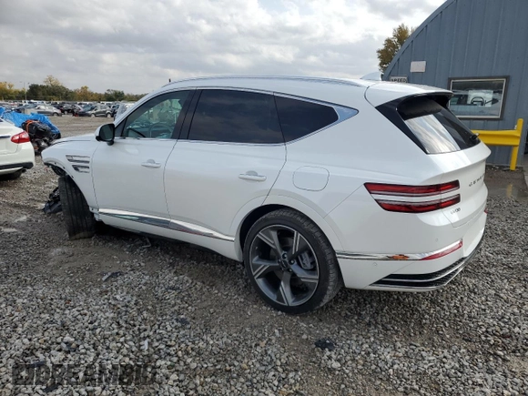 2025 Genesis GV80 Prestige with VIN KMUHEESCXSU221431, listed as a Copart auction lot 78187984 with 3,788 mi miles and Salvage Title. Bid and sale history available at DreamBid. Image 2.