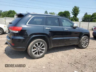 2017 Jeep Grand Cherokee Overland with VIN 1C4RJFCG9HC684850, listed as a Copart auction lot 62746974 with 0 mi miles and Salvage Title. Bid and sale history available at carsss.com. Image 3.