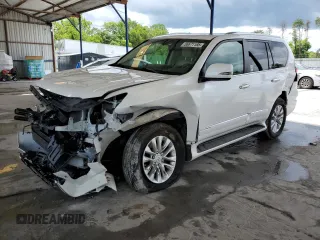 2019 Lexus GX 460 z VIN JTJBM7FX4K5210579, wystawiony jako Copart lot #56671185 z przebiegiem 78 673 mil mil oraz Szkoda całkowita • Salvage title. Historia ofert i sprzedaży dostępna na DreamBid. Obrazek 1.