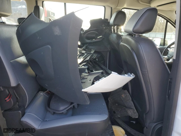 2018 Ford Transit Connect Wagon XL with VIN NM0GS9E72J1365534, listed as a Copart auction lot 41708605 with 58,807 mi miles and Salvage Title. Bid and sale history available at carsss.com. Image 11.