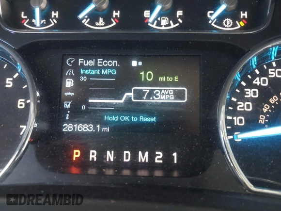 2011 Ford F-150 XL with VIN 1FTFX1EF2BFC71909, listed as a IAAI auction lot 41721865 with 281,683 mi miles. Bid and sale history available at carsss.com. Image 15.