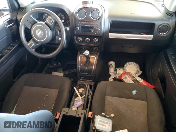 2015 Jeep Compass Sport with VIN 1C4NJCBA7FD190925, listed as a Copart auction lot 49669085 with 164,616 mi miles and Salvage Title. Bid and sale history available at carsss.com. Image 8.