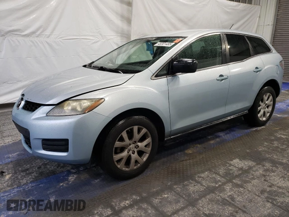 2007 Mazda CX-7 Sport with VIN JM3ER293670129222, listed as a Copart auction lot 45301485 with 169,509 mi miles and Salvage Title. Bid and sale history available at carsss.com. Image 1.