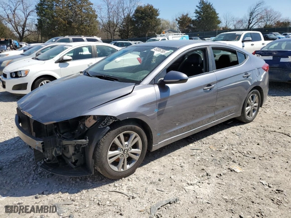 2018 Hyundai Elantra Value Edition with VIN KMHD84LF6JU557308, listed as a Copart auction lot 49206765 with 58,999 mi miles and Salvage Title. Bid and sale history available at carsss.com. Image 1.