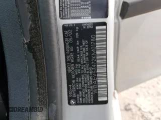 2002 BMW 3 Series 330i with VIN WBAEV53472KM01780, listed as a Copart auction lot 80667794 with 0 mi miles and Salvage Title. Bid and sale history available at carsss.com. Image 12.