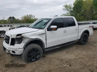 2014 Ford F-150 XL with VIN 1FTFW1EF1EKD14148, listed as a Copart auction lot 51046395 with 214,740 mi miles and Salvage Title. Bid and sale history available at carsss.com. Image 1.