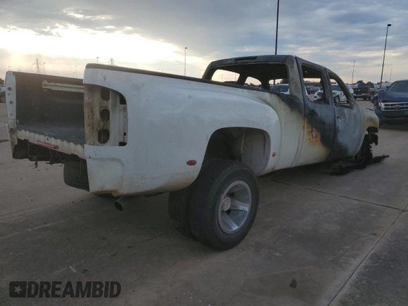 2008 Chevrolet Silverado 3500HD DRW Work Truck with VIN 1GCJC33K48F152849, listed as a Copart auction lot 76907014 with Not Provided miles and Non Repairable. Bid and sale history available at DreamBid. Image 3.