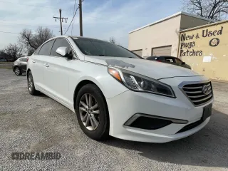 2016 Hyundai Sonata SE with VIN 5NPE24AF8GH402260, listed as a Copart auction lot 43234825 with 218,272 mi miles and Clean Title. Bid and sale history available at carsss.com. Image 1.