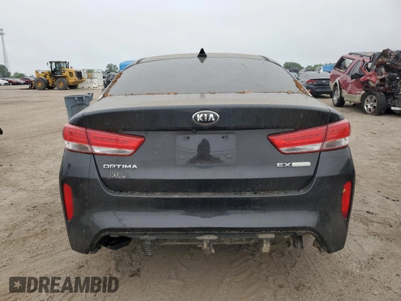 2017 Kia Optima EX with VIN KNAGU4LE9H5010426, listed as a Copart auction lot 54132715 with 125,902 mi miles and Salvage title. Bid and sale history available at DreamBid. Image 6.