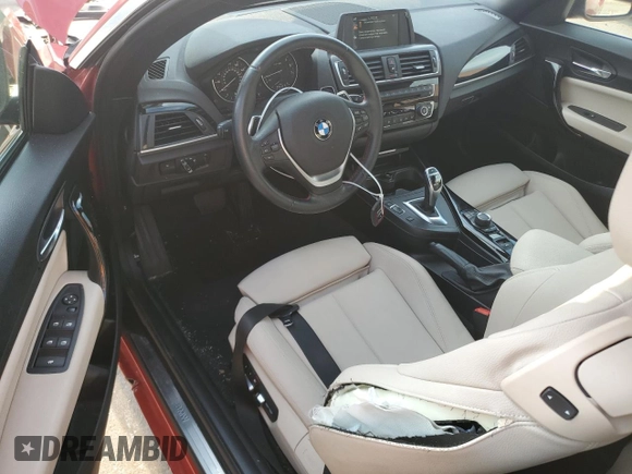 2017 BMW 2 Series 230i with VIN WBA2K9C30HV647412, listed as a Copart auction lot 70314504 with 49,695 mi miles and Salvage title. Bid and sale history available at DreamBid. Image 8.