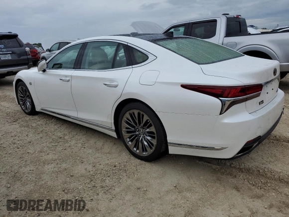 2019 Lexus LS with VIN JTHB51FF8K5006953, listed as a Copart auction lot 74186594 with 0 mi miles and Non Repairable. Bid and sale history available at carsss.com. Image 2.