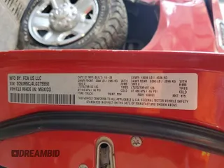 2020 Ram 2500 Tradesman with VIN 3C6UR5CJ4LG275550, listed as a Copart auction lot 54510805 with 114,781 mi miles and Salvage title. Bid and sale history available at DreamBid. Image 14.