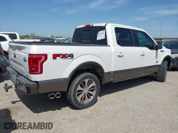 2015 Ford F-150 XLT with VIN 1FTEW1EFXFFB69911, listed as a IAAI auction lot 41838246 with 122,566 mi miles. Bid and sale history available at carsss.com. Image 4.