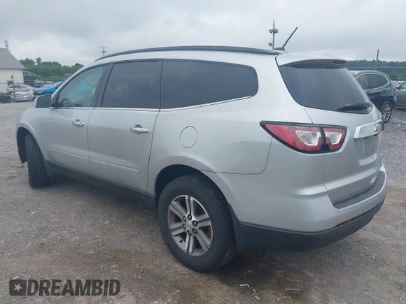 2015 Chevrolet Traverse LT with VIN 1GNKRGKD1FJ260280, listed as a IAAI auction lot 42655028 with 165,193 mi miles and . Bid and sale history available at DreamBid. Image 3.