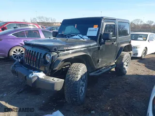2012 Jeep Wrangler Rubicon with VIN 1C4BJWCG6CL268605, listed as a IAAI auction lot 41618418 with 117,668 mi miles. Bid and sale history available at carsss.com. Image 17.