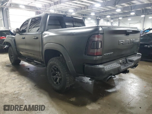 2021 Ram 1500 TRX with VIN 1C6SRFU98MN754533, listed as a Copart auction lot 48363745 with 26,412 mi miles and Salvage Title. Bid and sale history available at carsss.com. Image 2.