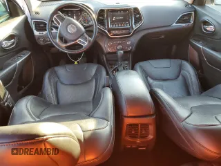 2021 Jeep Cherokee Limited with VIN 1C4PJLDX1MD187218, listed as a Copart auction lot 88927705 with 97,320 mi miles and Salvage title. Bid and sale history available at DreamBid. Image 8.