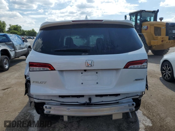 2021 Honda Pilot EX-L with VIN 5FNYF6H58MB084287, listed as a Copart auction lot 59658784 with 32,707 mi miles and Salvage title. Bid and sale history available at DreamBid. Image 6.