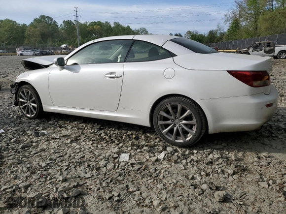 2013 Lexus IS 250 C with VIN JTHFF2C24D2528196, listed as a Copart auction lot 53951695 with Not provided miles and Salvage title. Bid and sale history available at DreamBid. Image 2.