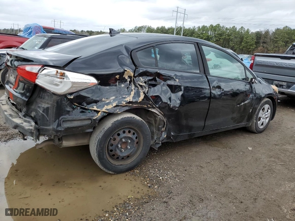 2016 Kia Forte LX with VIN KNAFK4A64G5578238, listed as a Copart auction lot 43078145 with 135,576 mi miles and Salvage Title. Bid and sale history available at carsss.com. Image 3.