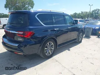 2021 Infiniti QX80 Premium Select with VIN JN8AZ2AF1M9720874, listed as a IAAI auction lot 41930573 with 41,169 mi miles and . Bid and sale history available at DreamBid. Image 4.