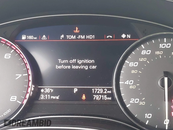 2016 Audi S6 Prestige z VIN WAUH2AFC4GN177293, wystawiony jako IAAI lot #41549559 z przebiegiem 79 715 mil mil oraz . Historia ofert i sprzedaży dostępna na DreamBid. Obrazek 15.