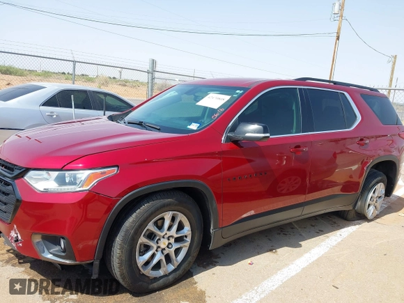 2021 Chevrolet Traverse LT with VIN 1GNERHKW9MJ117918, listed as a IAAI auction lot 42470808 with 77,535 mi miles and . Bid and sale history available at DreamBid. Image 14.