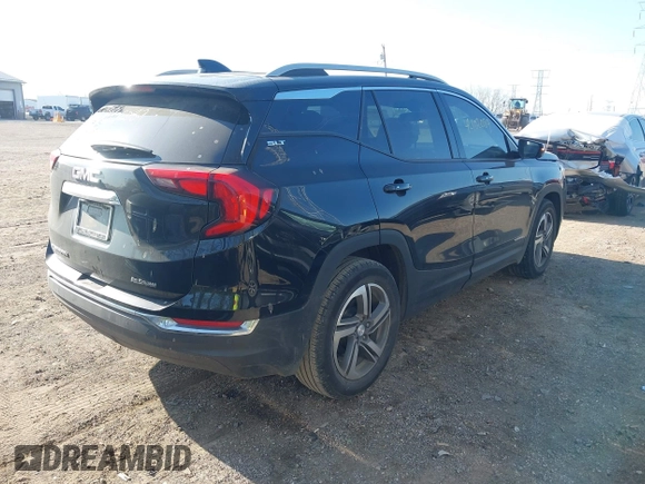 2020 GMC Terrain SLT with VIN 3GKALPEV1LL343386, listed as a IAAI auction lot 42102089 with 38,632 mi miles and . Bid and sale history available at DreamBid. Image 4.