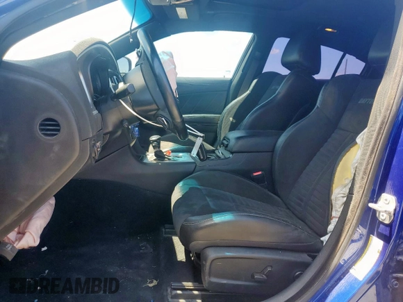 2021 Dodge Charger Scat Pack with VIN 2C3CDXGJ4MH570369, listed as a Copart auction lot 54505855 with 81,483 mi miles and Clean Title. Bid and sale history available at DreamBid. Image 7.