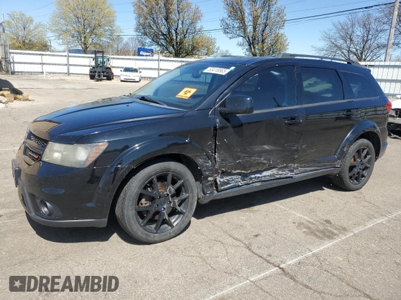 2016 Dodge Journey SXT with VIN 3C4PDCBG2GT221630, listed as a Copart auction lot 53418565 with 151,706 mi miles and Salvage Title. Bid and sale history available at carsss.com. Image 1.