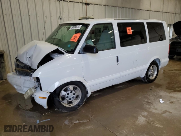 2003 Chevrolet Astro z VIN 1GNEL19X93B149218, wystawiony jako Copart lot #49489815 z przebiegiem Nie podano mil oraz Nie do naprawy • Non repairable. Historia ofert i sprzedaży dostępna na DreamBid. Obrazek 1.