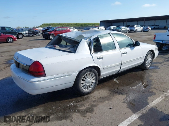2008 Mercury Grand Marquis LS z VIN 2MEFM75V68X647087, wystawiony jako IAAI lot #41936416 z przebiegiem 263 636 mil mil oraz . Historia ofert i sprzedaży dostępna na DreamBid. Obrazek 4.