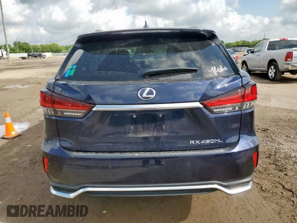 2022 Lexus RX 450hL Luxury with VIN JTJJGKFA8N2026687, listed as a Copart auction lot 66439125 with 39,177 mi miles and Salvage title. Bid and sale history available at DreamBid. Image 6.
