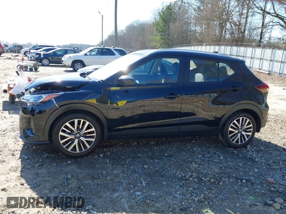 2021 Nissan Kicks SV with VIN 3N1CP5CV4ML497045, listed as a IAAI auction lot 41785445 with 75,768 mi miles. Bid and sale history available at carsss.com. Image 14.