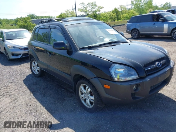 2006 Hyundai Tucson GLS with VIN KM8JN72DX6U324407, listed as a IAAI auction lot 42247884 with 188,911 mi miles and . Bid and sale history available at DreamBid. Image 1.