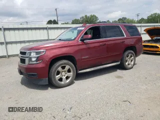 2018 Chevrolet Tahoe LS z VIN 1GNSKAKC2JR264583, wystawiony jako Copart lot #53537605 z przebiegiem 125 667 mil mil oraz Szkoda całkowita • Salvage title. Historia ofert i sprzedaży dostępna na DreamBid. Obrazek 1.