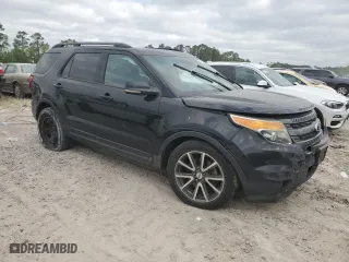 2015 Ford Explorer XLT with VIN 1FM5K7D84FGB18556, listed as a Copart auction lot 53087235 with 156,904 mi miles and Salvage Title. Bid and sale history available at carsss.com. Image 4.