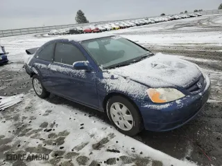 2001 Honda Civic EX with VIN 1HGEM21981L061939, listed as a Copart auction lot 87461744 with 230,989 mi miles and Salvage Title. Bid and sale history available at carsss.com. Image 4.