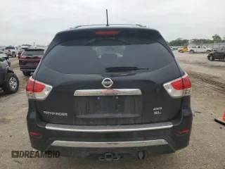2016 Nissan Pathfinder SL with VIN 5N1AR2MM4GC612435, listed as a Copart auction lot 55487345 with 161,421 mi miles and Salvage title. Bid and sale history available at DreamBid. Image 6.