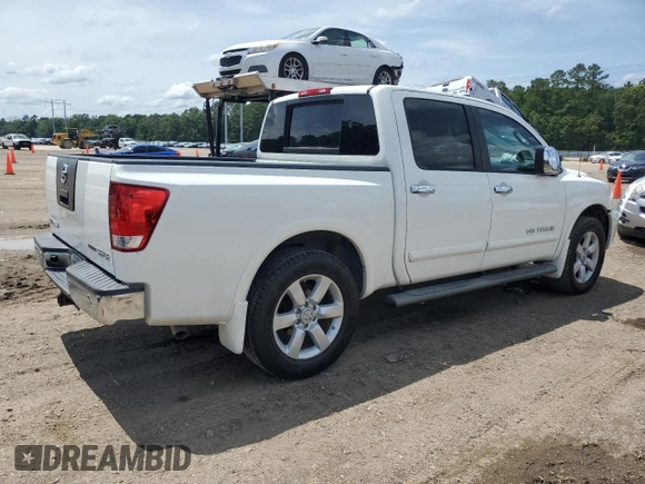 2010 Nissan Titan SE with VIN 1N6BA0ED1AN323167, listed as a Copart auction lot 60237535 with 135,182 mi miles and Salvage title. Bid and sale history available at DreamBid. Image 3.