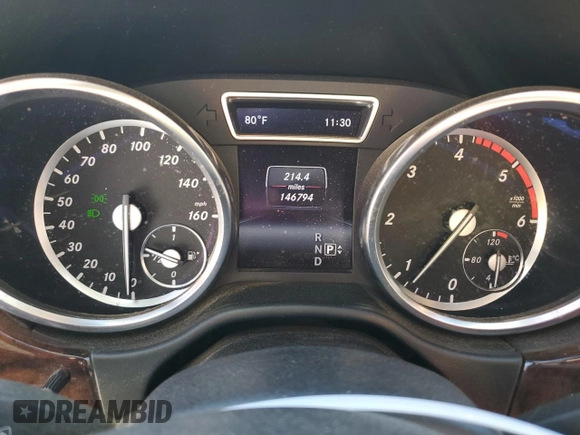 2014 Mercedes-Benz M 350 with VIN 4JGDA2EB4EA380509, listed as a Copart auction lot 85581994 with 146,794 mi miles and Salvage title. Bid and sale history available at DreamBid. Image 9.