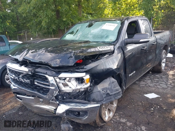 2022 Ram 1500 Big Horn with VIN 1C6RREBG0NN218347, listed as a IAAI auction lot 42498136 with 52,997 mi miles and . Bid and sale history available at DreamBid. Image 6.