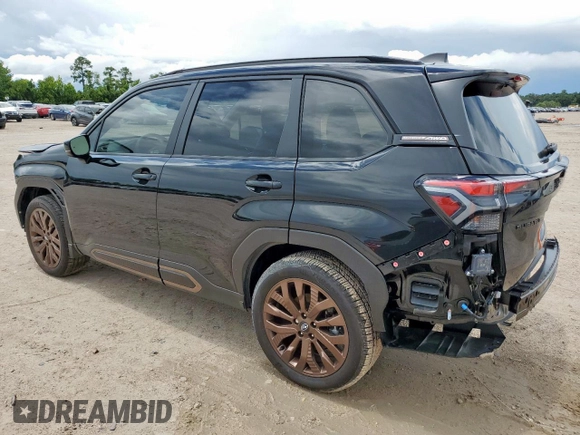 2025 Subaru Forester Special Sports with VIN JF2SLDHC4SH495220, listed as a Copart auction lot 63847225 with 1,417 mi miles and Salvage title. Bid and sale history available at DreamBid. Image 2.